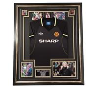Sir Alex Ferguson Signed Photo with Shirt LUXURY FRAMING and Certificate of Authentication