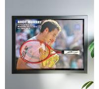 Sir Andy Murray Signed Tennis Racket - Framed