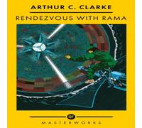 Sir Arthur C. Clarke Rendezvous With Rama Paperback Book in White Sir Arthur C. Clarke White