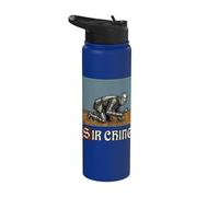 Sir Ching Searching Funny Medieval Knight Meme Renaissance Stainless Steel Insulated Water Bottle