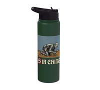 Sir Ching Searching Funny Medieval Knight Meme Renaissance Stainless Steel Insulated Water Bottle