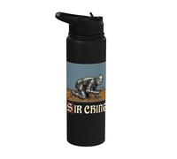 Sir Ching Searching Funny Medieval Knight Meme Renaissance Stainless Steel Insulated Water Bottle