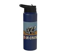 Sir Ching Searching Funny Medieval Knight Meme Renaissance Stainless Steel Insulated Water Bottle