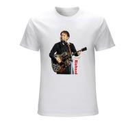 Sir Cliff Richard 58-1860 Tour Unisex Cotton Tee Shirt Men's White T-Shirt XL