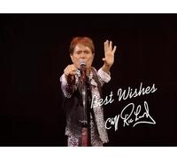 Sir Cliff Richard Autographed Signed A4 Photo