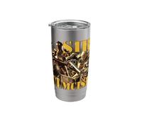 Sir Cumcise Funny Meme Joke Bootleg Warrior Sarcastic Ironic Stainless Steel Insulated Tumbler
