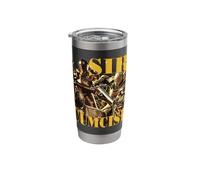 Sir Cumcise Funny Meme Joke Bootleg Warrior Sarcastic Ironic Stainless Steel Insulated Tumbler