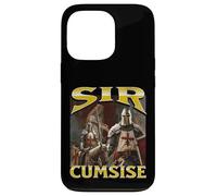 Sir Cumcise Funny Offensive Knight Meme Bootleg Graphic Case for iPhone 13 Pro