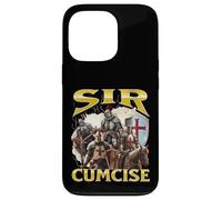 Sir Cumcise Funny Offensive Knight Meme Bootleg Graphic Case for iPhone 13 Pro