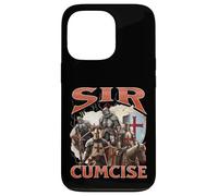 Sir Cumcise Funny Offensive Knight Meme Bootleg Graphic Case for iPhone 13 Pro