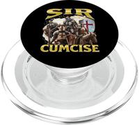 Sir Cumcise Funny Offensive Knight Meme Bootleg Graphic PopSockets PopGrip for MagSafe