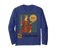 Sir Cumference Medieval Knight Ren Faire Meme Funny Graphic Long Sleeve T-Shirt