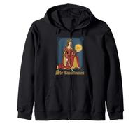 Sir Cumference Medieval Knight Ren Faire Meme Funny Graphic Zip Hoodie