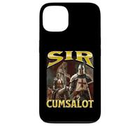 Sir Cumsalot Funny Offensive Knight Meme Bootleg Graphic Case for iPhone 13
