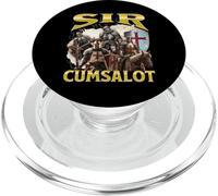 Sir Cumsalot Funny Offensive Knight Meme Bootleg Graphic PopSockets PopGrip for MagSafe