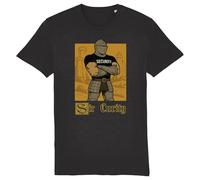 Sir Curity Medieval Knight Humor Men Women T-Shirt Black