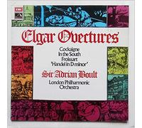 Sir Edward Elgar - Sir Edward Elgar • Sir Adrian Boult • The London Philharmonic Orchestra: Elgar Overtures LP