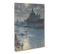 Sir Edward John Poynter Venice Canvas Print | Gallery Wrapped 30mm Frame Wall Art | 24x16 inches | Ready to Hang | Modern Picture | Living Room Bedroom Lounge Office