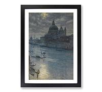 Sir Edward John Poynter Venice Framed Print | A2 Black Framed Wall Art | Ready to Hang | Modern Nature Picture | Living Room Bedroom Lounge Office