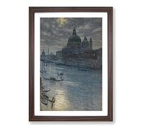 Sir Edward John Poynter Venice Framed Print | A2 Walnut Framed Wall Art | Ready to Hang | Modern Nature Picture | Living Room Bedroom Lounge Office