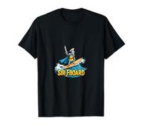 Sir Fboard Medieval Knight Surfing Fantasy T-Shirt
