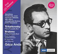 SIR GEORG SOLTI; GEZA ANDA; WDR SINFONIEORCHESTER KOLN - TCHAIKOVSKY: PIANO CONCERTO NO. 1 - BRAHMS: PIANO CONCERTO NO. 2
