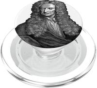 Sir Isaac Newton Face Portrait Gravity Science PopSockets PopGrip for MagSafe