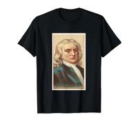 Sir Isaac Newton T Shirt T-Shirt, Men, Black, Medium