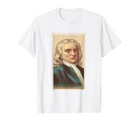 Sir Isaac Newton T Shirt T-Shirt, Men, White, Medium