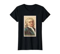 Sir Isaac Newton T Shirt T-Shirt, Women, Black, X-Small
