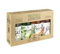 Sir James Mocktails Gift Box - G&T, Pink G&T, Spritz & Mojito (4 × 250ml)
