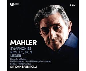 Sir John Barbiroli - Mahler: Symphonies Nos. 1, 5, 6, 9, Lieder [New CD]