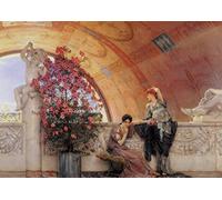 Sir Lawrence Alma-Tadema: Unconscious Rivals. Fine Art Print/Poster. Size A3 (42cm x 29.7cm)