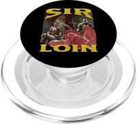 Sir Loin Funny Offensive Knight Pun Meme Bootleg Graphic PopSockets PopGrip for MagSafe