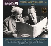 Sir Malcolm Sargent - Vaughan Williams Live 1 [New CD]