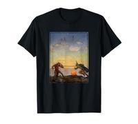 Sir Mordred & King Arthur Fighting (1922) T-Shirt