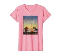 Sir Mordred & King Arthur Fighting (1922) T-Shirt, Women, Pink, X-Small
