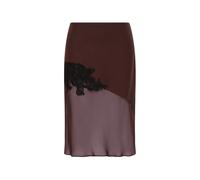 SIR. Noria lace-appliqué midi skirt - Red 0-1