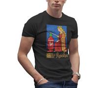 Sir Racha - Funny Sriracha Sauce Medieval Parody Tee for Hot Sauce Lovers & Foodies Men's Black T-Shirt Size XXL