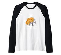 Sir Rachette Cheese Knight Humor Fun Raglan Baseball Tee