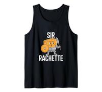 Sir Rachette Cheese Knight Humor Fun Tank Top