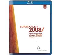 SIR SIMON RATTLE/BERLINER PHILHARMONIKER - EUROPAKONZERT 2008 BLU-RAY NEW