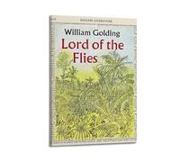 Sir William Gerald Golding Lord Of The Flies Art Canvas Poster Bedroom Living Room Decoration Painting Frame-style 20x30inch(50x75cm)