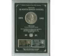 Sir Winston Churchill Crown Coin & Stamp Present Display Gift Set 1965