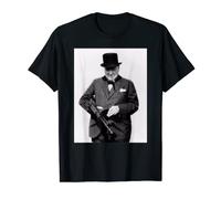 Sir Winston Churchill T-Shirt - Tommy Gun Patriot T-Shirt