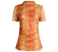 SIR. Women's Ferrera Top Arancia Check