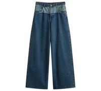 SIR. Women's Luna Wide Leg Jeans Washed Indigo