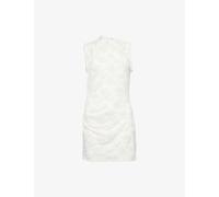 Sir Womens Sir Blanca Sleeveless Stretch-Woven Mini Dress Palmera Ivory XS
