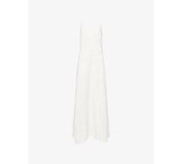Sir Womens Sir Klara Floral-Embroidered Cotton Maxi Dress Ivory L
