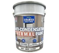 SIRAMICO COATINGS Anti Condensation Thermal Paint | 1 & 5 Litres - Matt White | British Made (5 Litres)